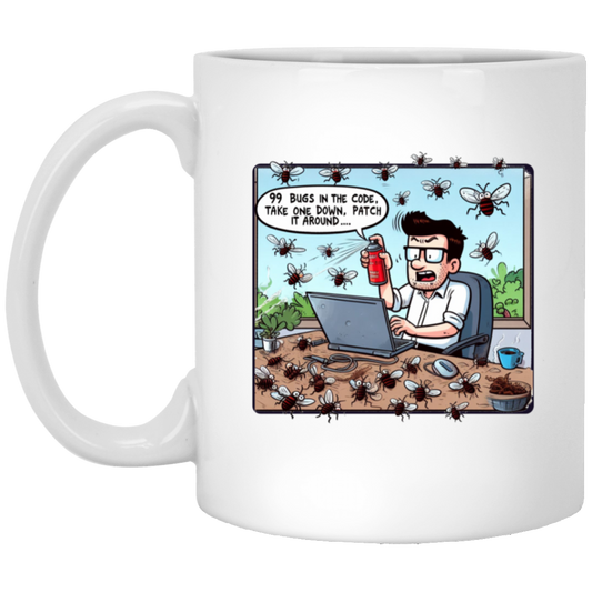 99 BUGS COMIC 11 oz. White Mug